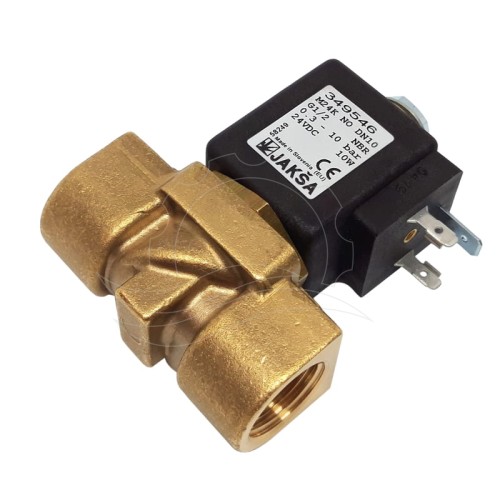 Elektrozawór Jakša M24K NO 0,3–10 bar G1/2 cala NBR 24V DC – część do myjni bezdotykowej