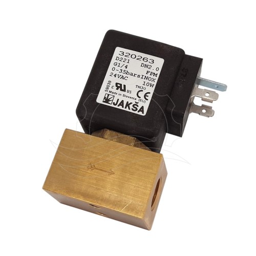 Elektrozawór Jakša D221 G1/4 cala inox 24V AC – zawór Jakša do myjni bezdotykowej