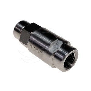 Kothar-Drehgelenk gerade G1/4''F-G1/4''M Edelstahl (300 180 531)