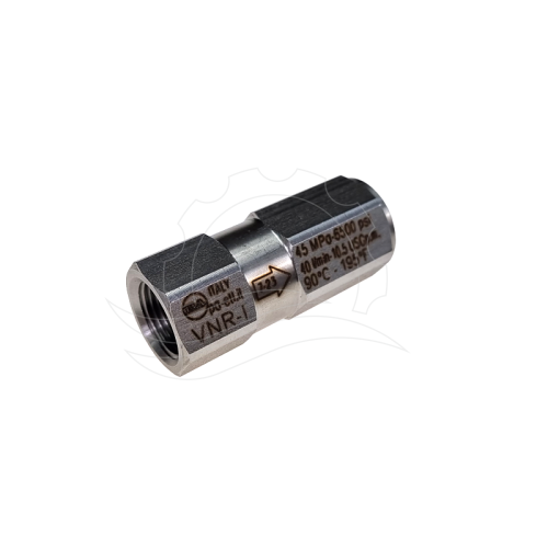 Zawór zwrotny PA G3/8''F-G3/8''F inox
