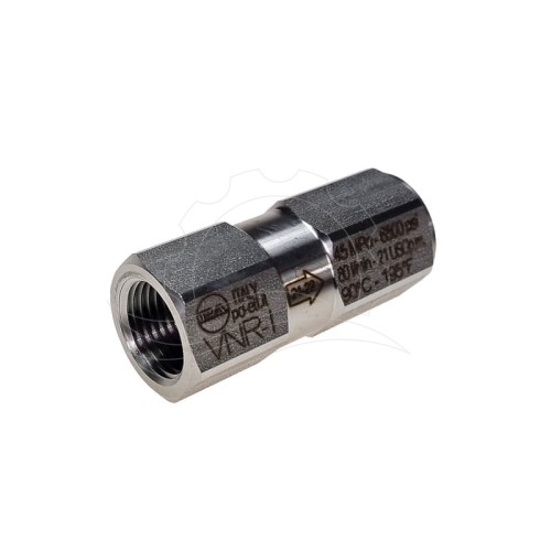 Zawór zwrotny PA G1/2''F-G1/2''F inox