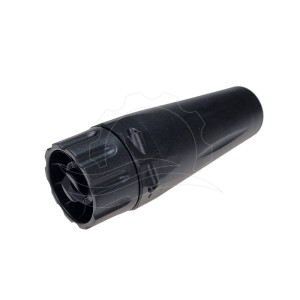 R+M ST-75 Schaumpistolendüse, schwarz, kurz, M18