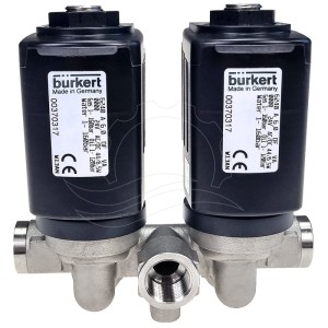 Bürkert 6240 Magnetventil 1-160 bar G3/8'' DF VA 24V AC/DC