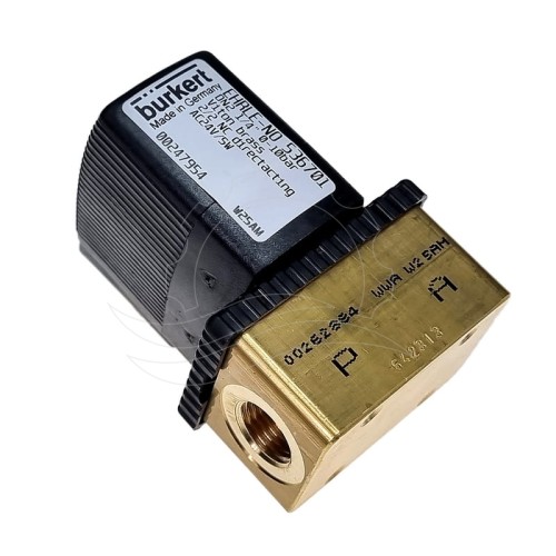 Elektrozawór Bürkert 6013 0–10 bar G1/4 cala FKM MS 24V AC – część do myjni bezdotykowej