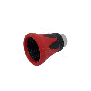 Düsenabdeckung R+M ST-10 rot-schwarz G1/4'' (Edelstahl)