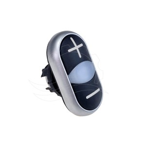 Eaton M22‑DDL‑S‑X4/X5 +/- Drucktastenantrieb Schwarz