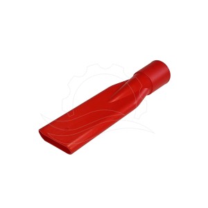 Staubsaugerdüse, Kunststoff, klassisch, 38 mm, kurz, rot