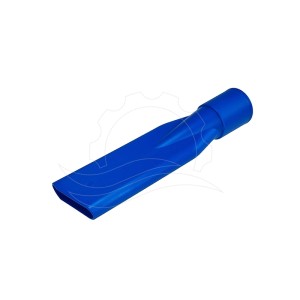 Staubsaugerdüse, Kunststoff, klassisch, 38 mm, kurz, blau